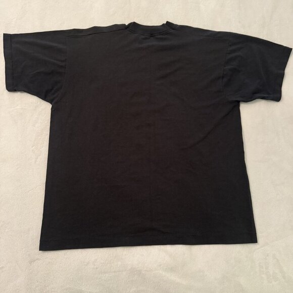 Vintage 1993 Trench Dallas Cowboys Soft Black T Shirt Size XL NFL Football - Picture 5 of 13